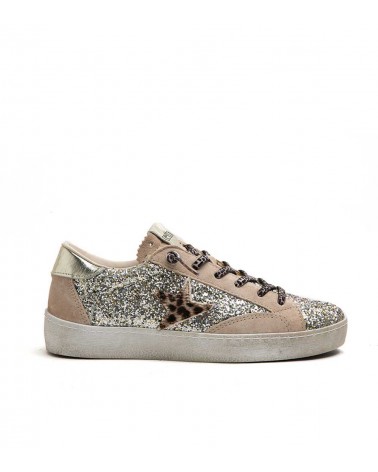 Cetti Deportivos Mujer Oro Glitter Champagne