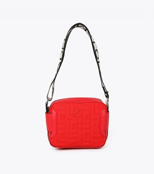 Modelo Lola Casademunt Bolso Bandolera para Mujer en Rojo - Poliuretano