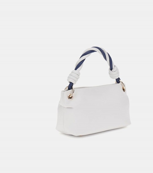 Guess Mini Bolso de Mano para Mujer en Blanco Multi - Piel Sintética