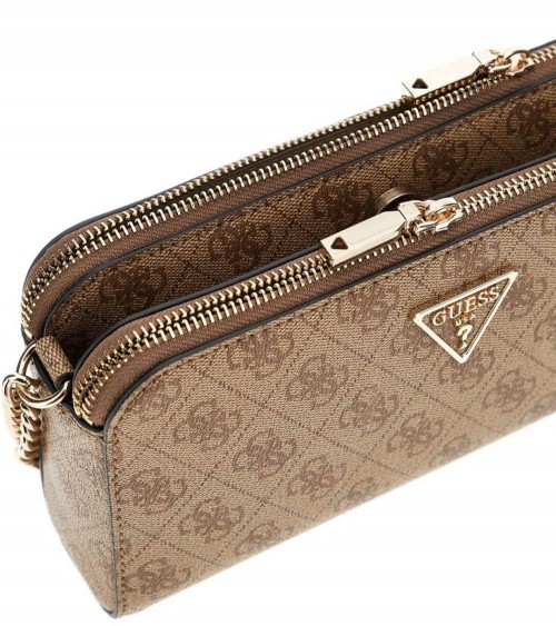 Guess Crossbody para Mujer en Tostado - Ecoleder