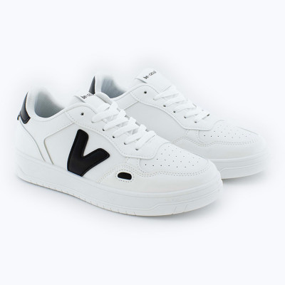 Be Casual Zapatillas Deportivas para Hombre - Sintético Blanco y Negro | Lázaro Zapaterías