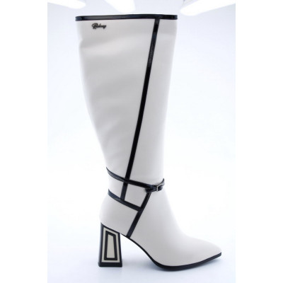 Rock Away Botas Altas Mujer Beig