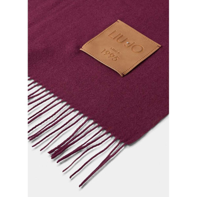 Liujo Estola Mujer Textil Burdeos Flecos