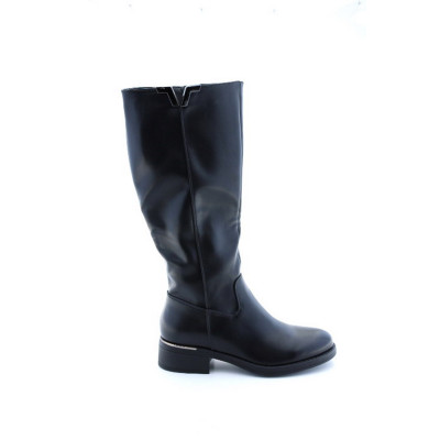 Lazaro Botas Altas Mujer Negro