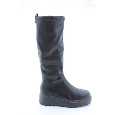 Mustang Botas Altas Mujer Negro