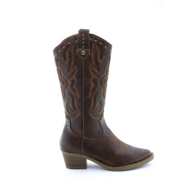 Xti Botas Altas Campera Mujer Camel