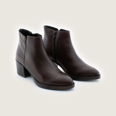 Lazaro Botines Mujer Marron