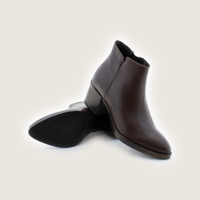 Lazaro Botines Mujer Marron