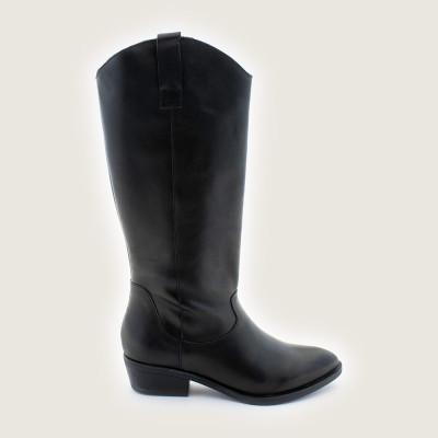 Lazaro Botas Mujer Negro