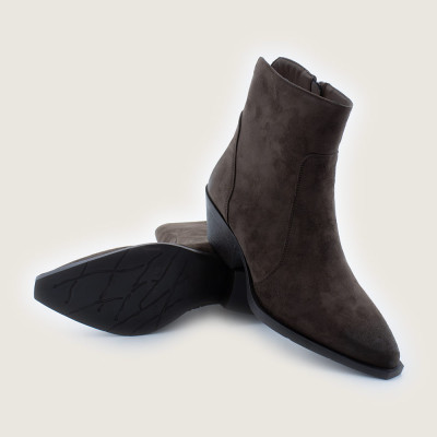 Lazaro Botines Mujer Marron