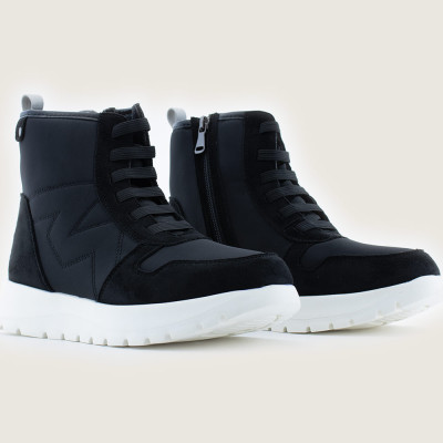 Eoligeros Botines Elasticos Mujer Negro