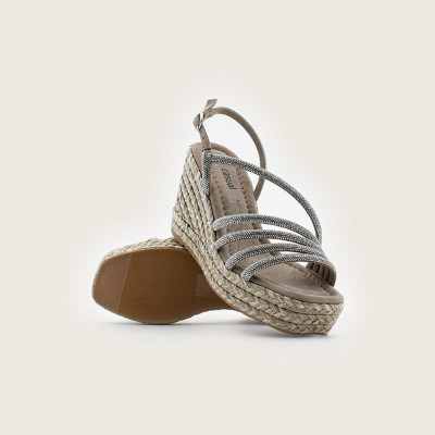 Be Casual Sandalias Mujer Gris