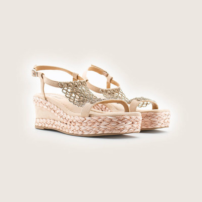 Be Casual Sandalias Mujer Beig