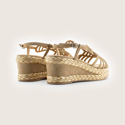 Be Casual Sandalias Mujer Beig