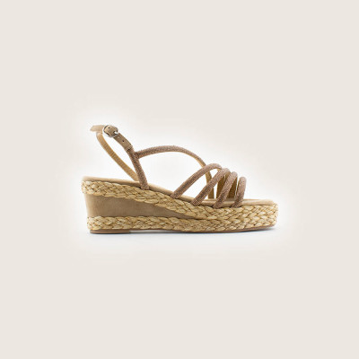 Be Casual Sandalias Mujer Beig