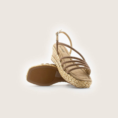 Be Casual Sandalias Mujer Beig