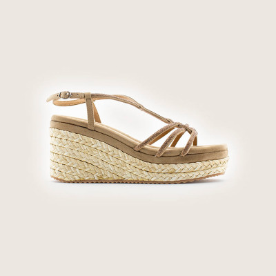 Be Casual Sandalias Mujer Beig
