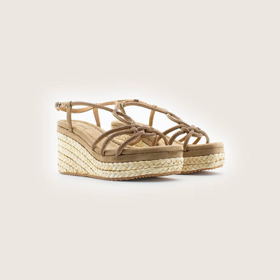 Be Casual Sandalias Mujer Beig