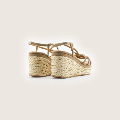 Be Casual Sandalias Mujer Beig