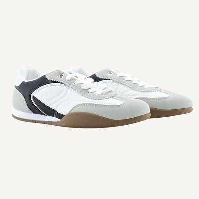 Be Casual deportivos gris mujer