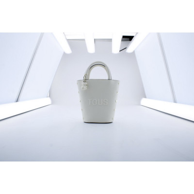 TOUS mini bolso beige mujer poliuretano elegante