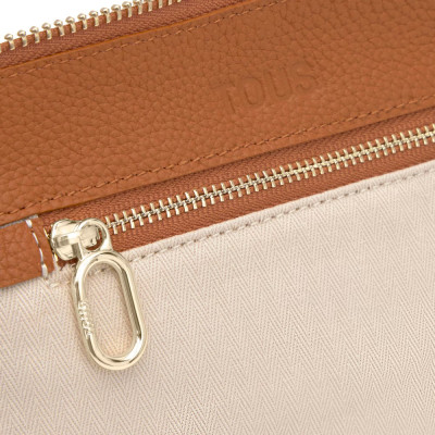 Tous bandolera camel Hold piel mujer