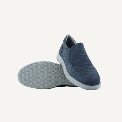 Lazaro Mocasin Elasticos Nobuck Marino