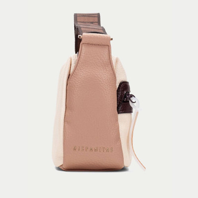 bandolera crema elegante mujer Hispanitas vista lateral