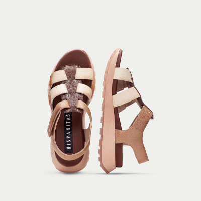 sandalia sport avellana hispanitas chv264624