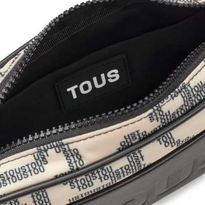 interior Bandolera reporter TOUS mujer beige