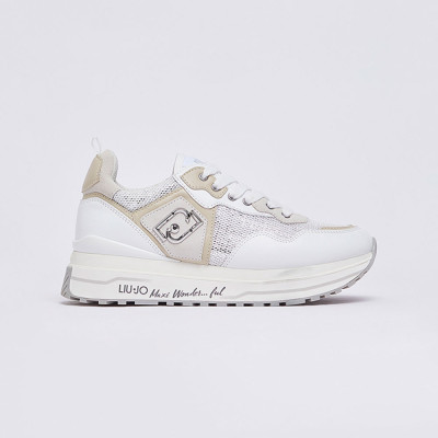 Liu Jo zapatillas blanco mujer con lentejuelas