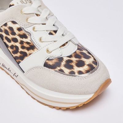 detalle estampado animal zapatillas liu jo