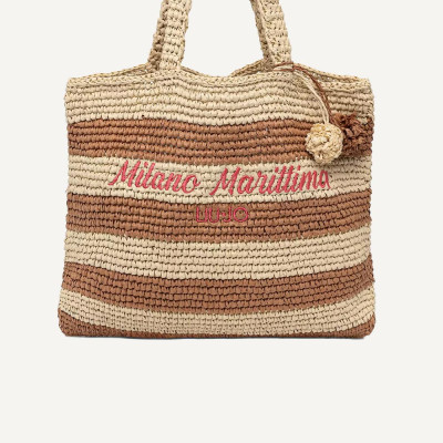Liu Jo bolso playa beige mujer VA6197