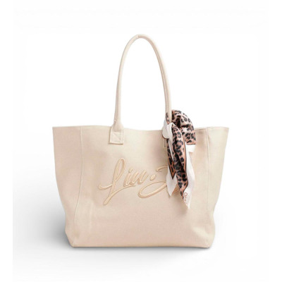 Liu Jo bolso shopper beige mujer logo
