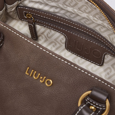 Interior bolso pequeño Liu Jo negro con cremallera