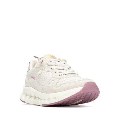 zapatillas xti blancas con detalles rosa mujer
