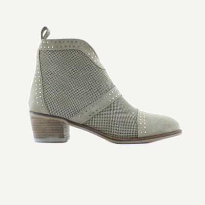 Alpe botines mujer camel piel diseño moderno