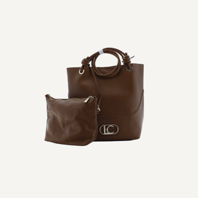 Lola Casademunt bolso marron mujer