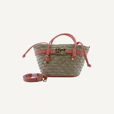 Lola Casademunt bolso beig mujer
