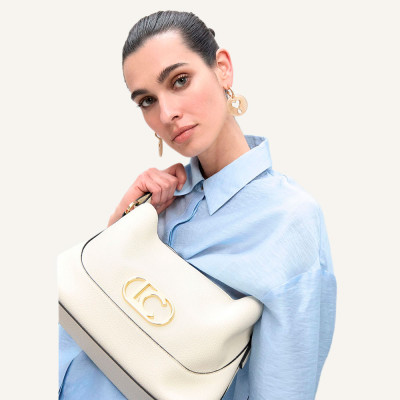 Lola Casademunt bolso beig mujer