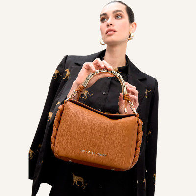 Lola Casademunt bolso camel mujer