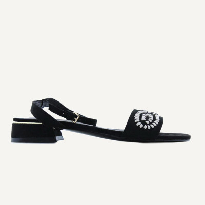 Lazaro Sandalias Mujer Negro | Lazaro