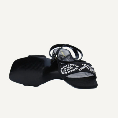 Lazaro Sandalias Mujer Negro | Lazaro