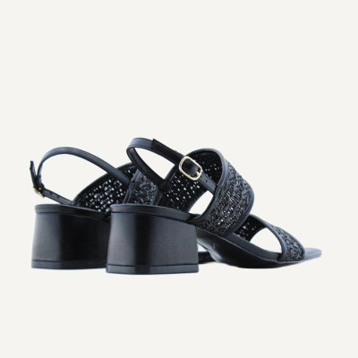 Lazaro Sandalias Mujer Negro | Lazaro