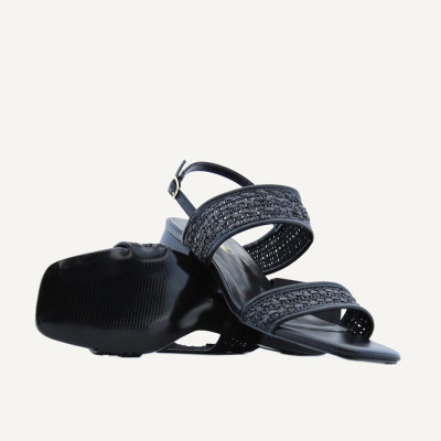 Lazaro Sandalias Mujer Negro | Lazaro