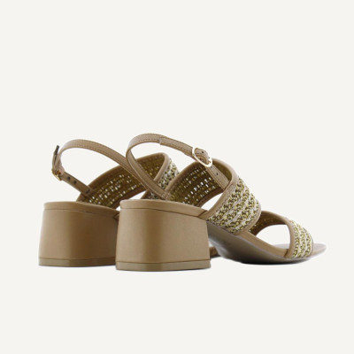 Lazaro Sandalias Mujer Camel | Lazaro