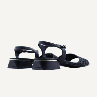 Lazaro Sandalias Mujer Negro | Lazaro