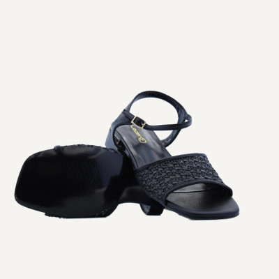 Lazaro Sandalias Mujer Negro | Lazaro