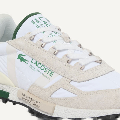 Lacoste deportivos hombre blanco elite