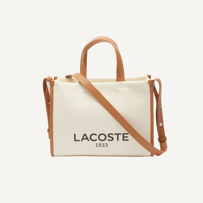 Lacoste bolso mujer beig